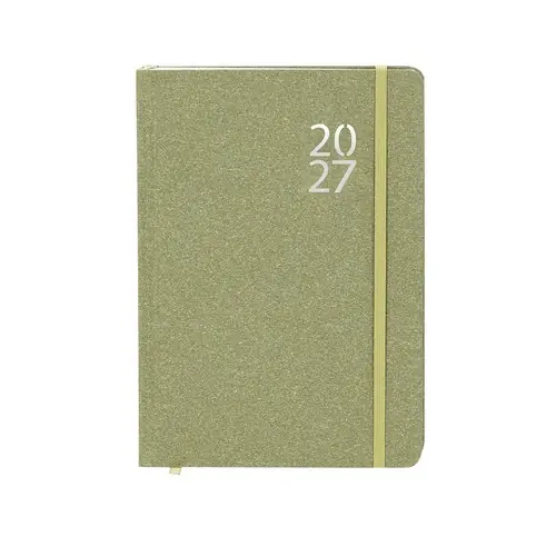 Agenda A5 Ecológica con Diseño Día y Caja Presentación ref 21292 - Verde
