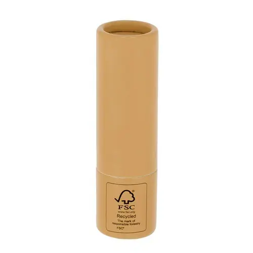 Bálsamo labial reciclado con aroma vainilla y protección SPF15 ref 21302 - Natural