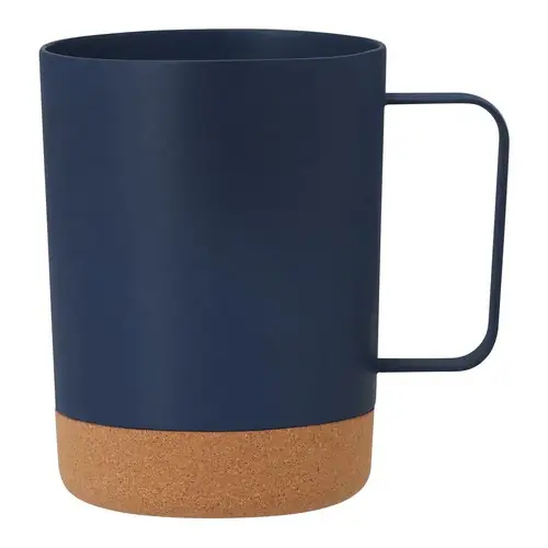 Taza de PP Reciclado con Asa Cuadrada ref 21338 - Marino