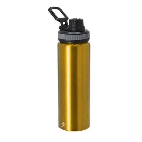 Bidón de Aluminio Reciclado con Dosificador y Asa ref 21340 - Amarillo