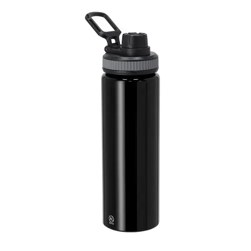 Bidón de Aluminio Reciclado con Dosificador y Asa ref 21340 - Negro