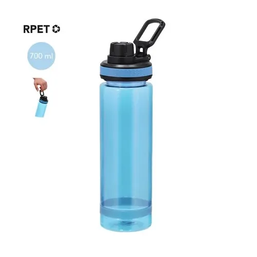 Bidón RPET 700 ml con tapa a rosca y asa de transporte ref 21341 - 1