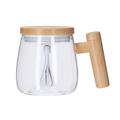 Taza mezcladora de cristal con agitador eléctrico ref 21345 - 5