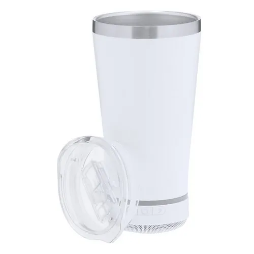 Vaso Térmico con Altavoz Bluetooth 5.3 y Luces LED ref 21348 - 2