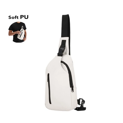 Bandolera de PU con cierre invisible y bolsillo práctico ref 21370
