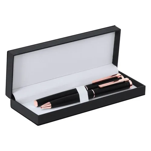 Set Bolígrafo y Roller de Aluminio con Carga Jumbo ref 21374