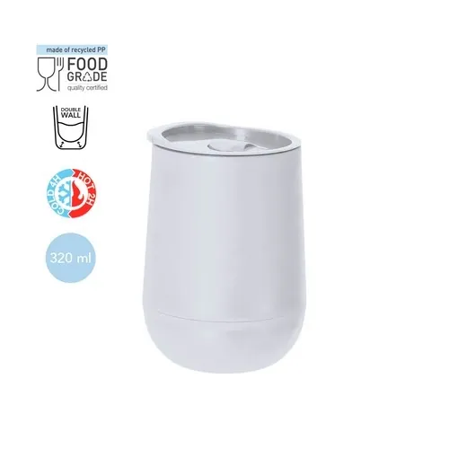 Vaso térmico reciclado con tapa dosificadora ref 21386 - 1