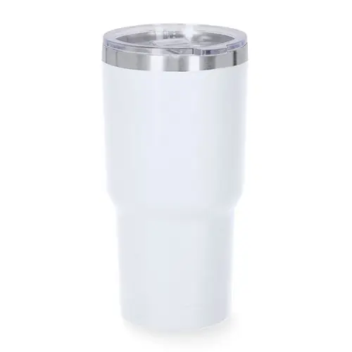 Vaso térmico acero inox con dosificador fácil apertura ref 21400 - Blanco