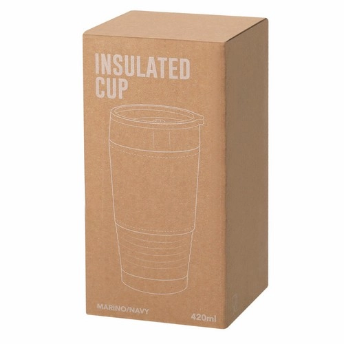 Vaso térmico acero inox doble pared con tapa dosificadora ref 21409