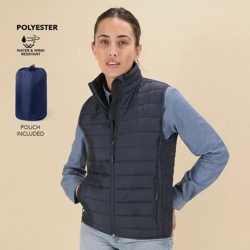 Chaleco Acolchado Mujer Resistente al Agua y Viento ref 21413