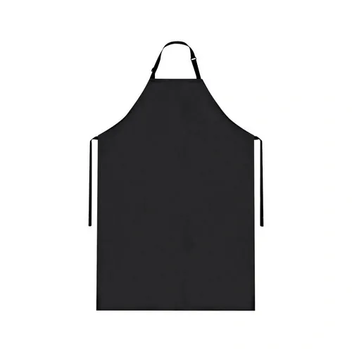 Delantal impermeable de poliéster con protección eficaz ref 21425 - Negro