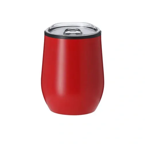 Vaso térmico acero inox con dosificador fácil apertura ref 21427 - Rojo