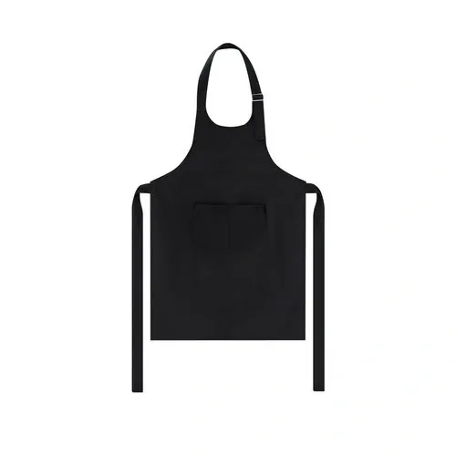 Delantal infantil con bolsillo doble y ajuste cromado ref 21459 - Negro