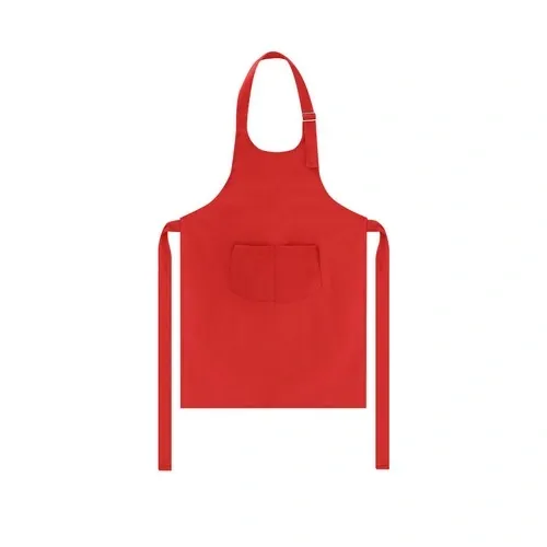 Delantal infantil con bolsillo doble y ajuste cromado ref 21459 - Rojo