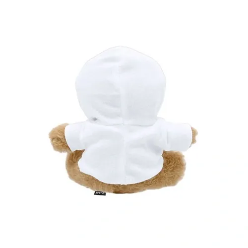 Oso de peluche suave en RPET con sudadera personalizable ref 21465