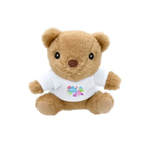 Oso de peluche suave en RPET con sudadera personalizable ref 21465