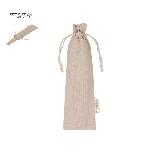 Funda de Algodón Reciclado con Cierre de Cuerdas ref 21471