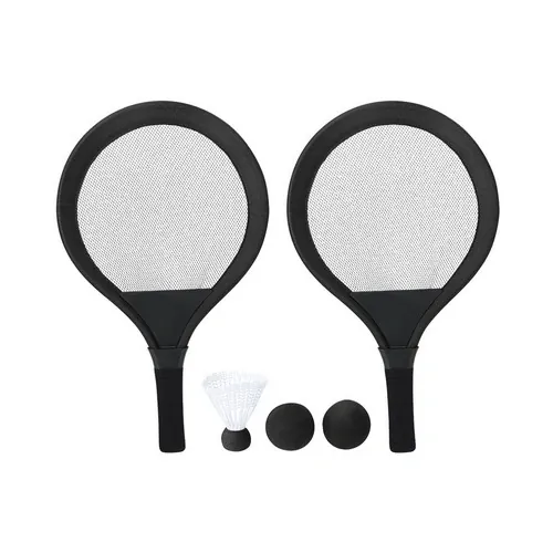 Set de juegos de raquetas con mango ergonómico ref 21480 - Negro