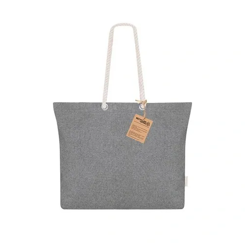 Bolsa de algodón reciclado con diseño trenzado 21491
