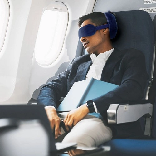 Almohadilla con Antifaz RPET para Viajes Cómodos ref 21504