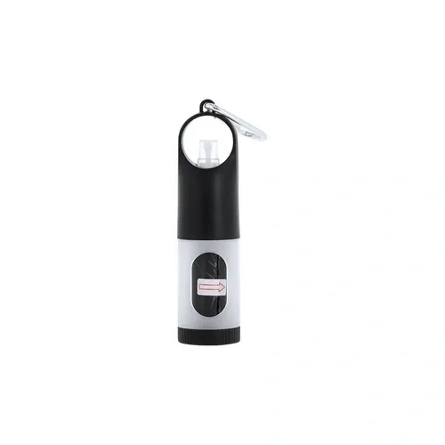 Dispensador de bolsas para mascotas con gel hidroalcohólico ref 21515 - Negro