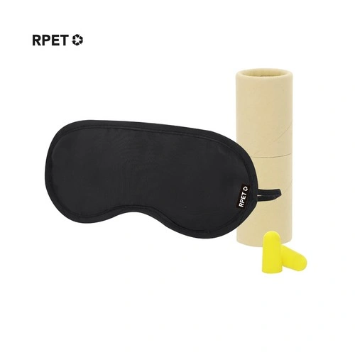 Set de viaje antifaz y tapones reciclados ref 21517
