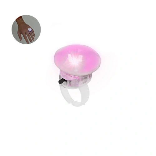 Anillo blanco con luces LED multicolor para fiestas ref 21530