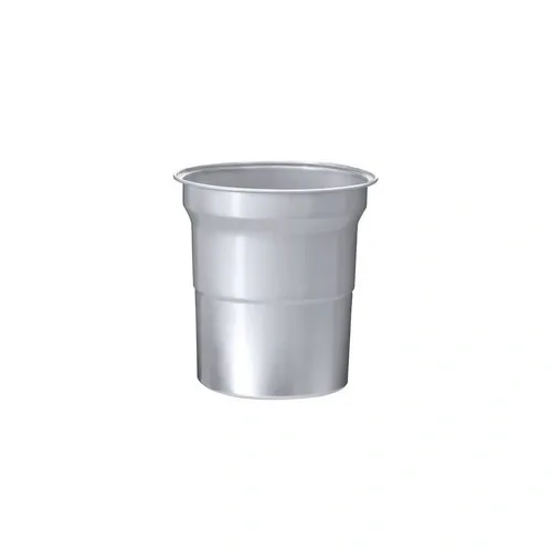 Vaso de Aluminio Reciclado 500 ml Ligero y Reutilizable ref 21533 - Plateado