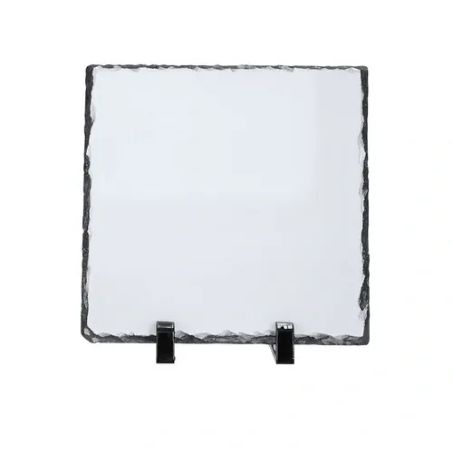 Placa de pizarra para sublimación con soportes ref 21539 - Blanco
