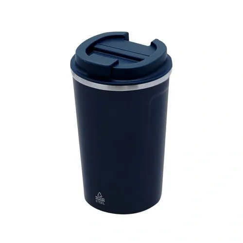 Vaso térmico de acero reciclado con dosificador fácil ref 21566 - 04