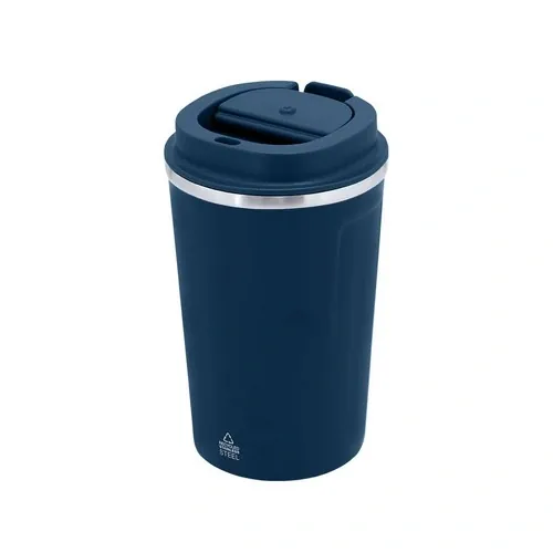 Vaso térmico de acero reciclado con dosificador fácil ref 21566 - 05