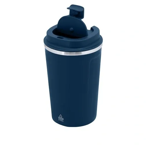 Vaso térmico de acero reciclado con dosificador fácil ref 21566 - 06