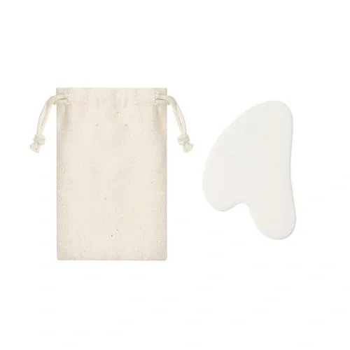 Masajeador facial de piedra jade blanca para cuidado diario ref 21582 - Blanco