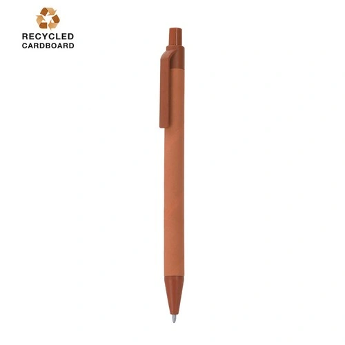 Bolígrafo ecológico de cartón reciclado y caña de trigo ref 21601