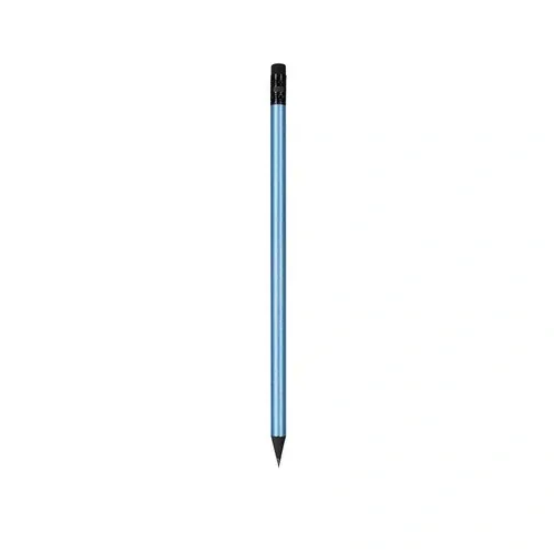 Lápiz metalizado con goma negra y punta afilada ref 21603 - Azul