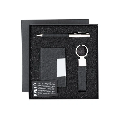 Set elegante en RPET con cierre magnético ref 21604