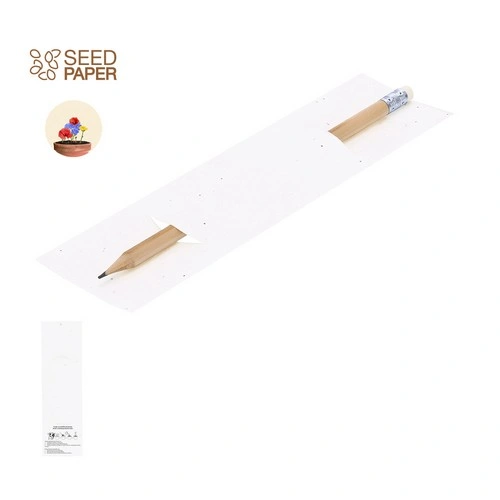 Lápiz Cilíndrico con Funda Papel Semilla de Petunia ref 21634