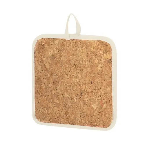 Agarrador de Cocina en Algodón y Corcho con Cinta para Colgar ref 21692 - 03