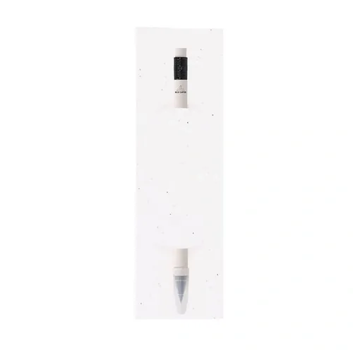Lápiz Eterno con Funda Papel Semilla y Goma de Borrar ref 21704 - Blanco