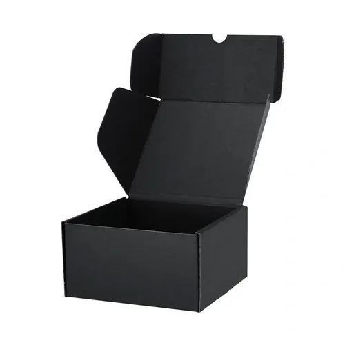 Caja de presentación S en cartón reciclado negro ref 21708 - 02