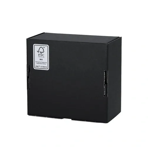 Caja de presentación S en cartón reciclado negro ref 21708 - 03