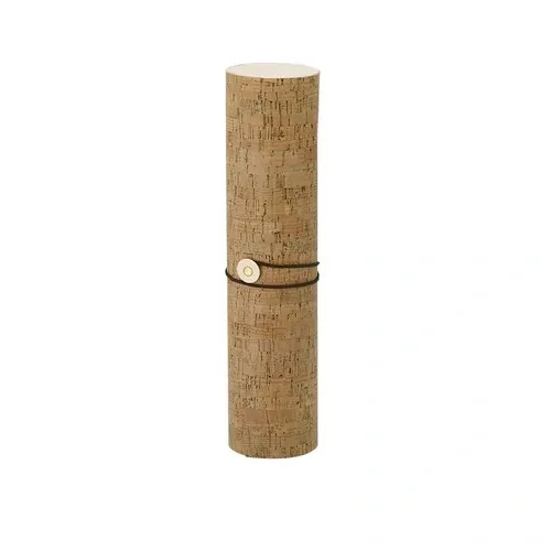 Caja de presentación de madera natural con exterior de corcho ref 21709 - 03