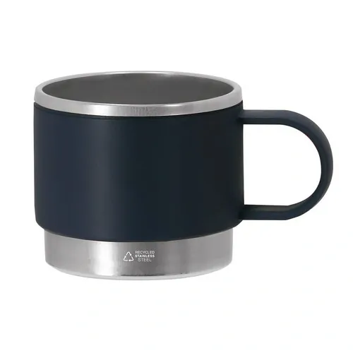 Taza de PP reciclado con base de acero inoxidable ref 21714 - Marino