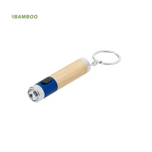 Llavero linterna de bambú con LED ecológico ref 21751 - 00