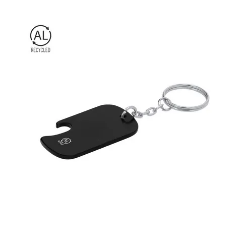 Llavero abridor en aluminio reciclado certificado ref 21757 - 01