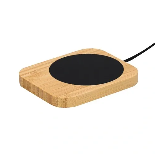 Calentador de tazas de bambú con conexión USB y Tipo C ref 21764
