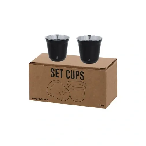 Set de Vasos de Acero Inox Reciclado Doble Pared ref 21777 - 05