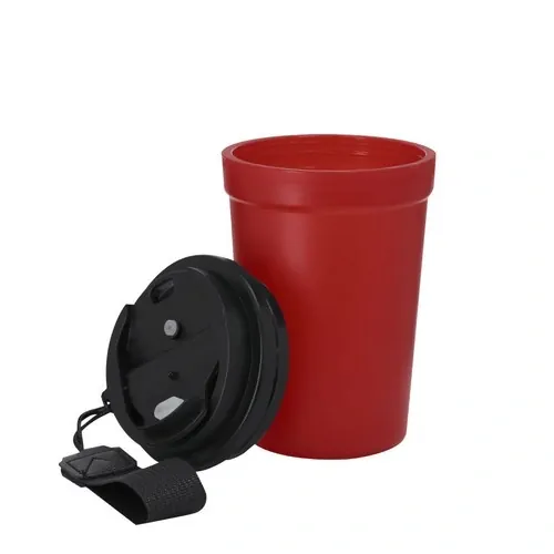 Vaso reciclado de 360 ml con tapa hermética ref 21779 - 06