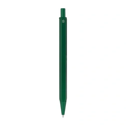 Bolígrafo elegante de aluminio reciclado con tinta azul ref 21787 - Verde