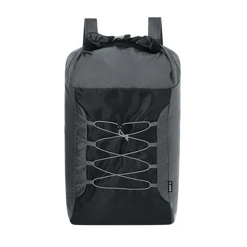 Mochila plegable RPET reciclada y resistente ref 21822 - Negro